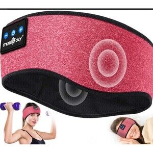 MUSICOZY Bluetooth Headband Headphones for Sleep Sports Yoga Wireless Comfort